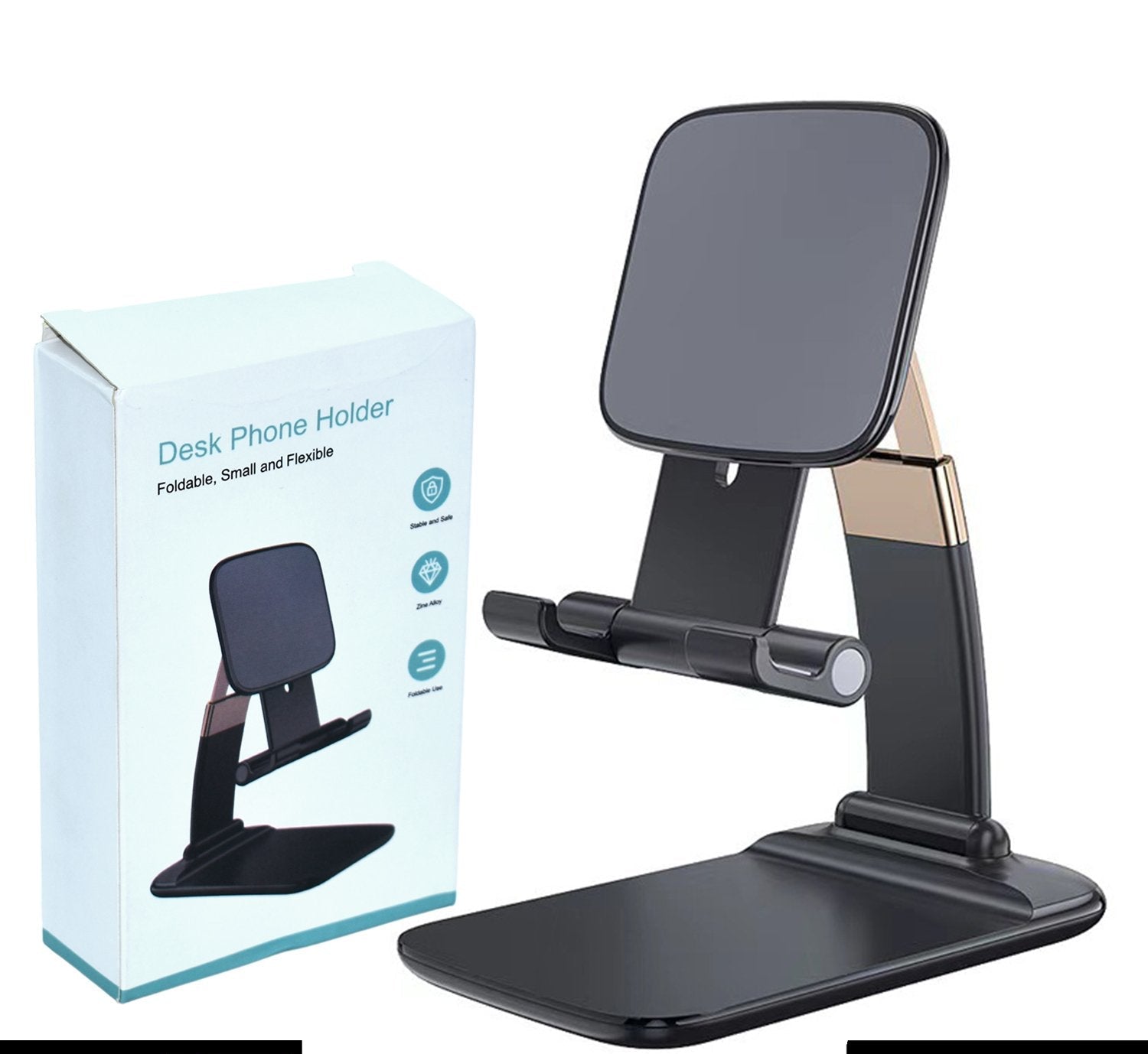 1286 Phone Holder For Table Foldable Universal Mobile Stand For Desk